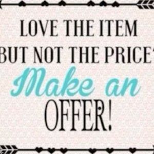 Make an offer, all fair offers considered. 💜 happy Poshing!